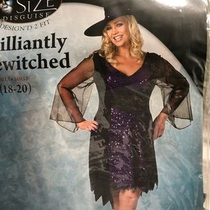 Halloween Witch dress and Hat